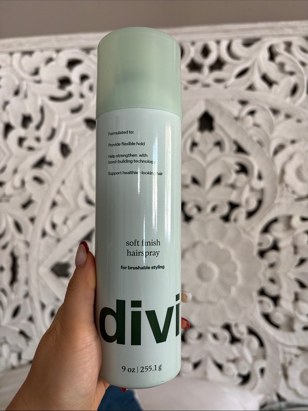 Divi Soft Finish Hairspr4y - Mint Green